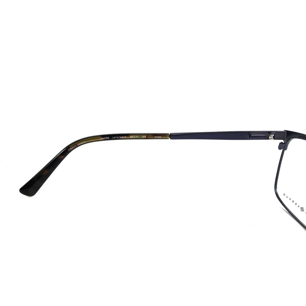 Joseph Abboud Eyeglasses Frame JA4096 414 NAVY Blue Rectangle Full Rim 56-17-145